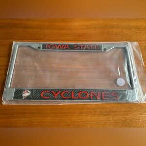 Iowa State Cyclones Metal License Plate Frame - Red/Black